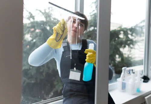 Nettoyage de vitres intérieures et extérieures à Bersaillin